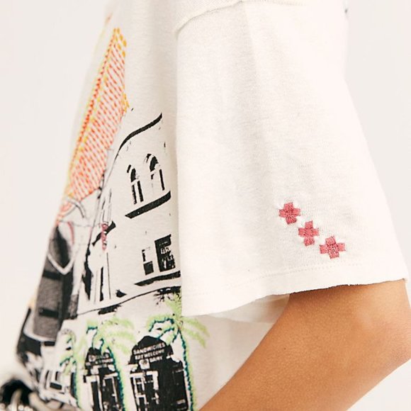 Free People We The Free Road House Tee XS oversized fits like a medium - Picture 5 of 5